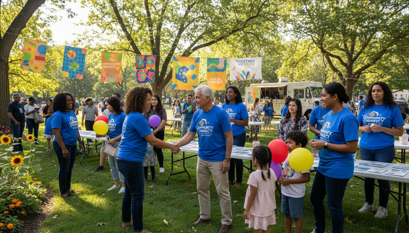 Community outreach and nonprofit engagement event