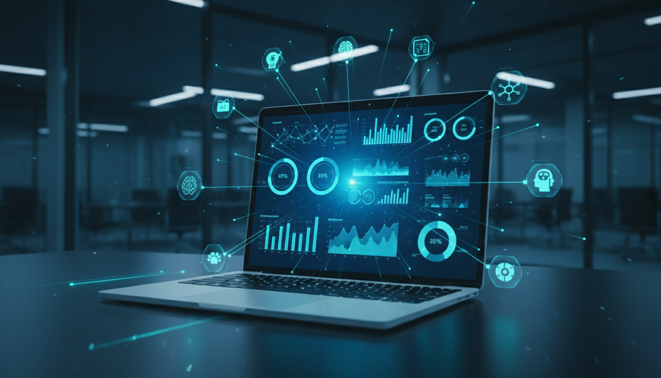 Digital transformation and AI-powered analytics dashboard