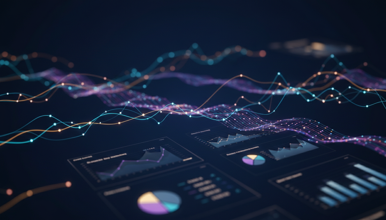 Digital marketing analytics and strategy planning background