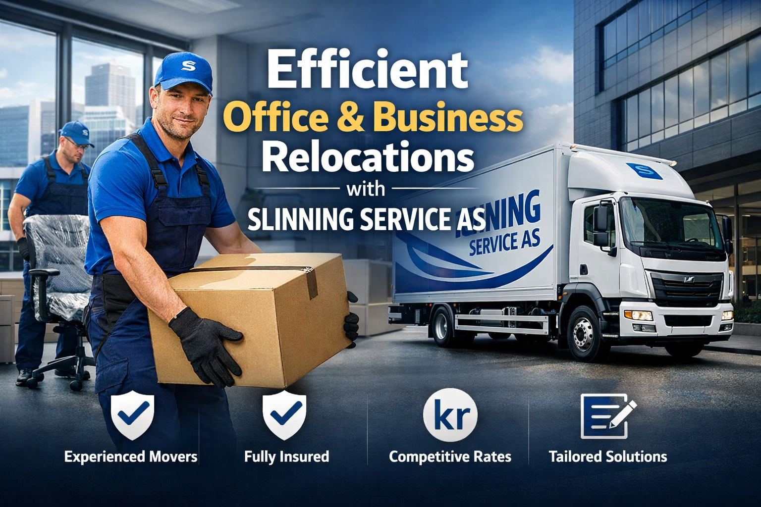 Effektiv Bedriftsflytting og Kontorflytting med Slinning Service AS