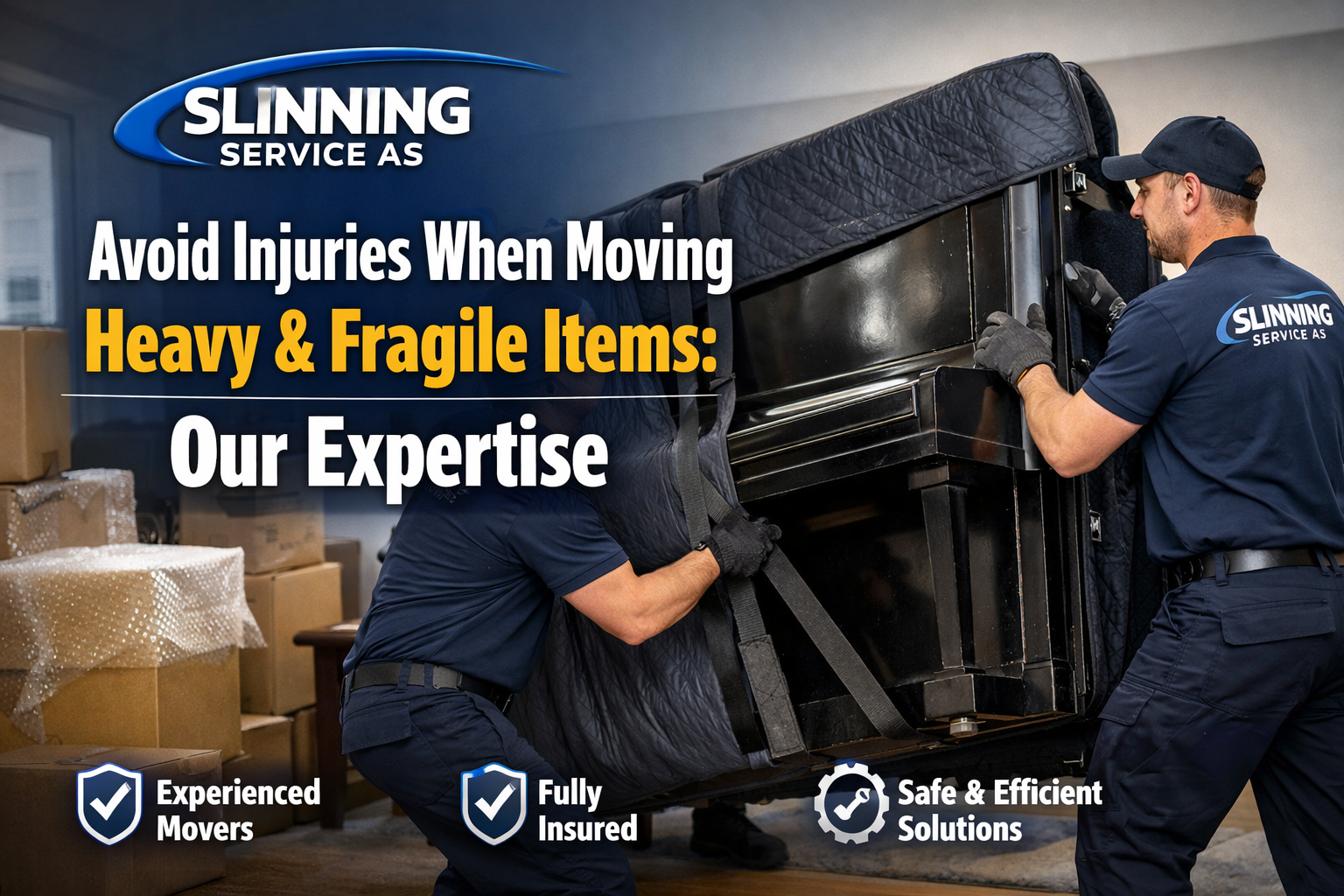 Unngå Skader ved Flytting av Tunge og Skjøre Gjenstander: Vår Ekspertise