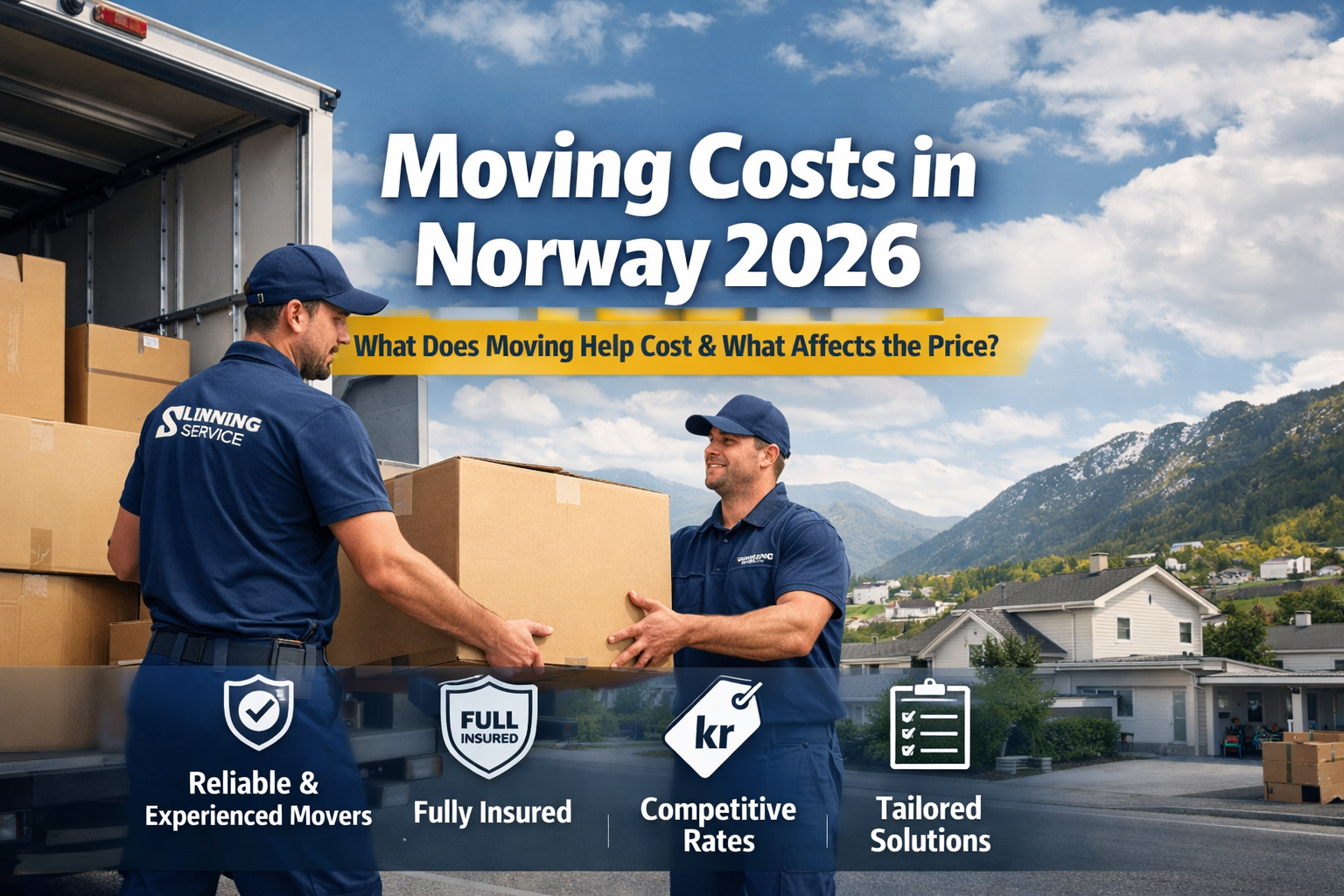 Flyttepriser i Norge 2026: Hva Koster Flyttehjelp og Hva Påvirker Prisen?