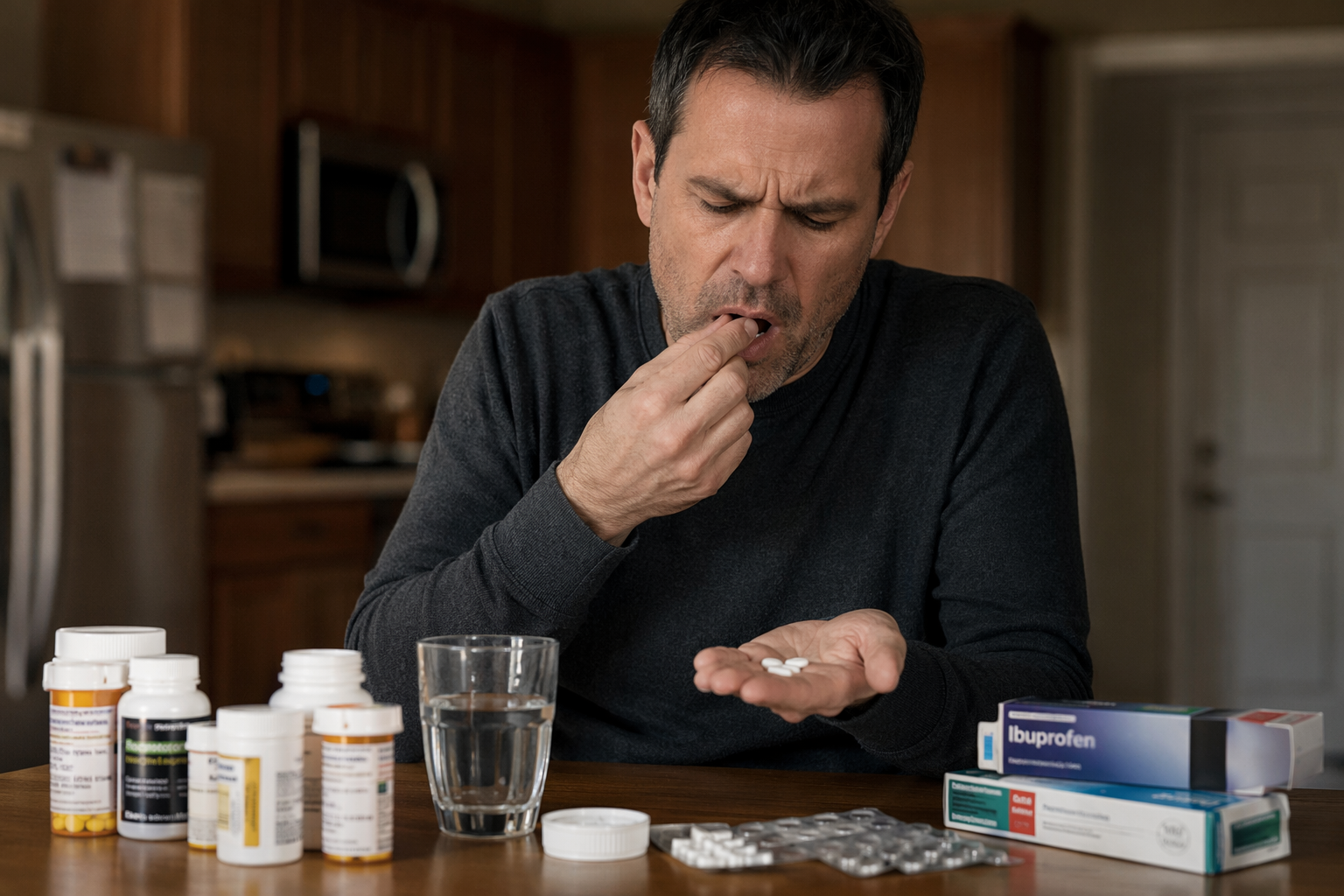 Depende de medicamentos para suportar o dia a dia