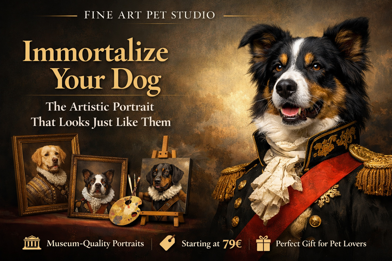 Immortalisez Votre Chien: Le Portrait Canin Artistique Qui Lui Ressemble