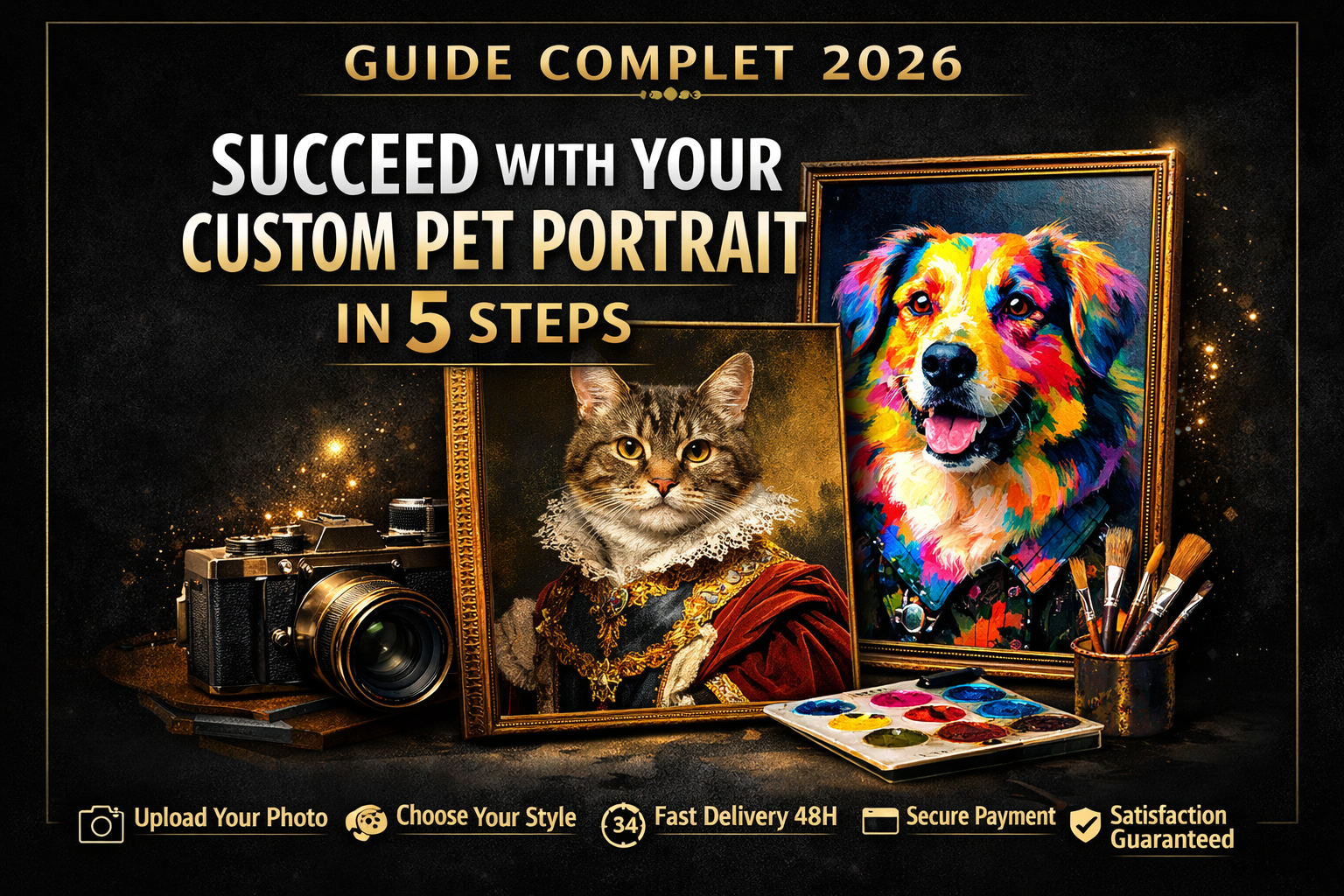 Guide Complet 2026 : Réussir Votre Portrait Animalier Personnalisé en 5 Étapes