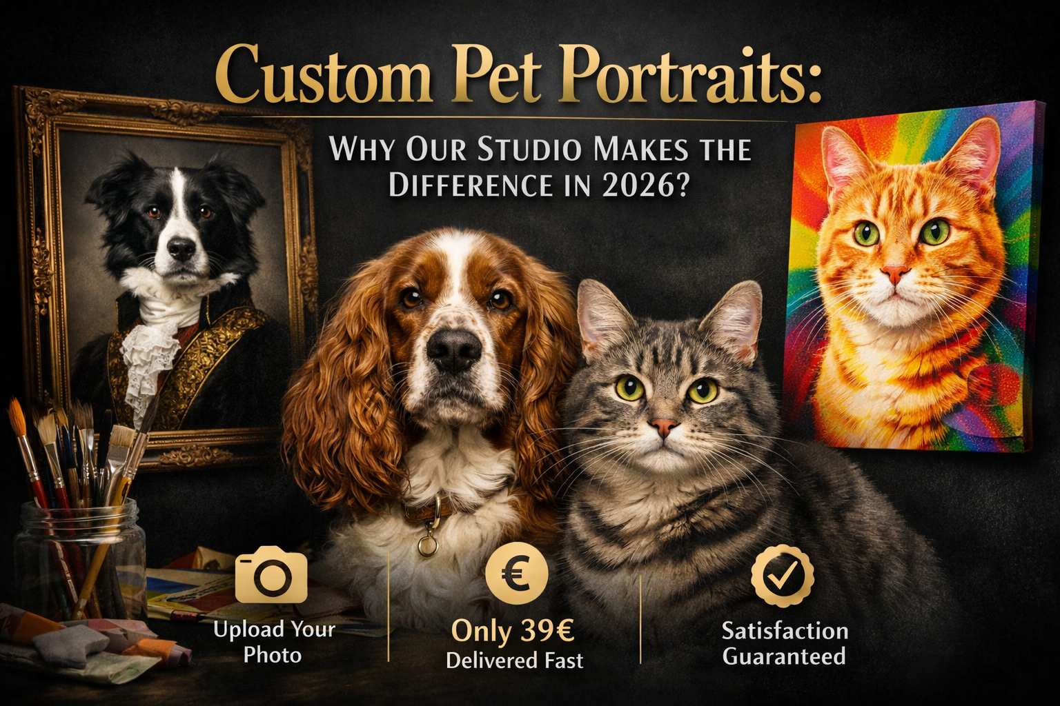Portrait Animalier Personnalisé : Pourquoi Notre Studio Fait la Différence en 2026 ?