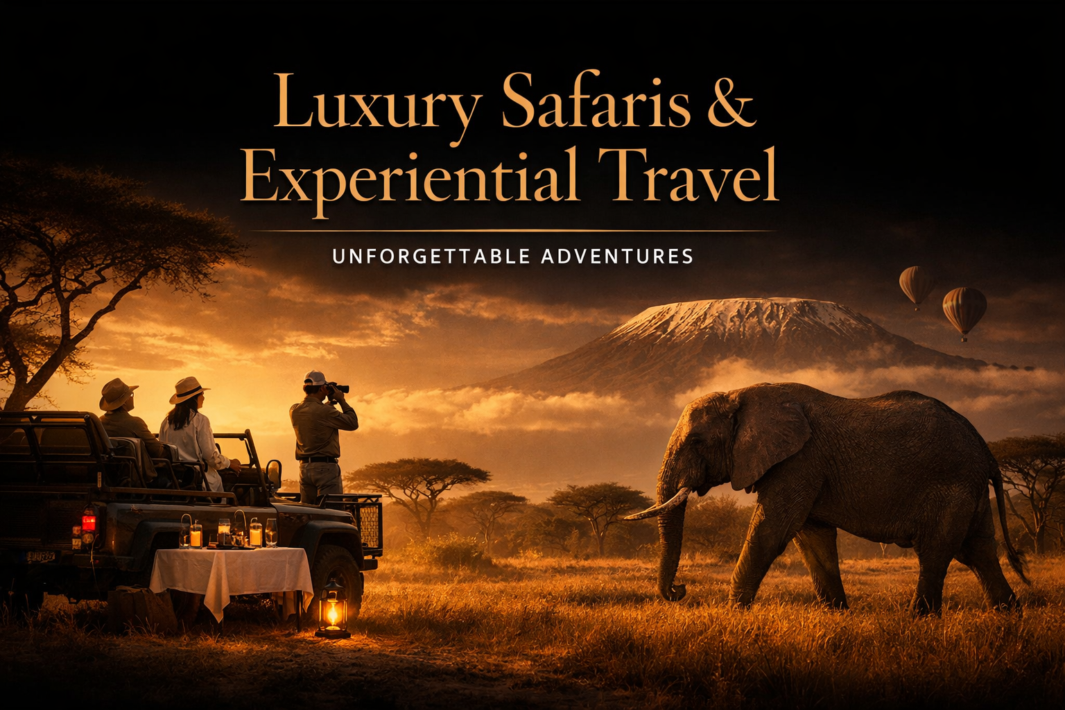 Luxury Safaris & Experiential Travel: Unforgettable Adventures