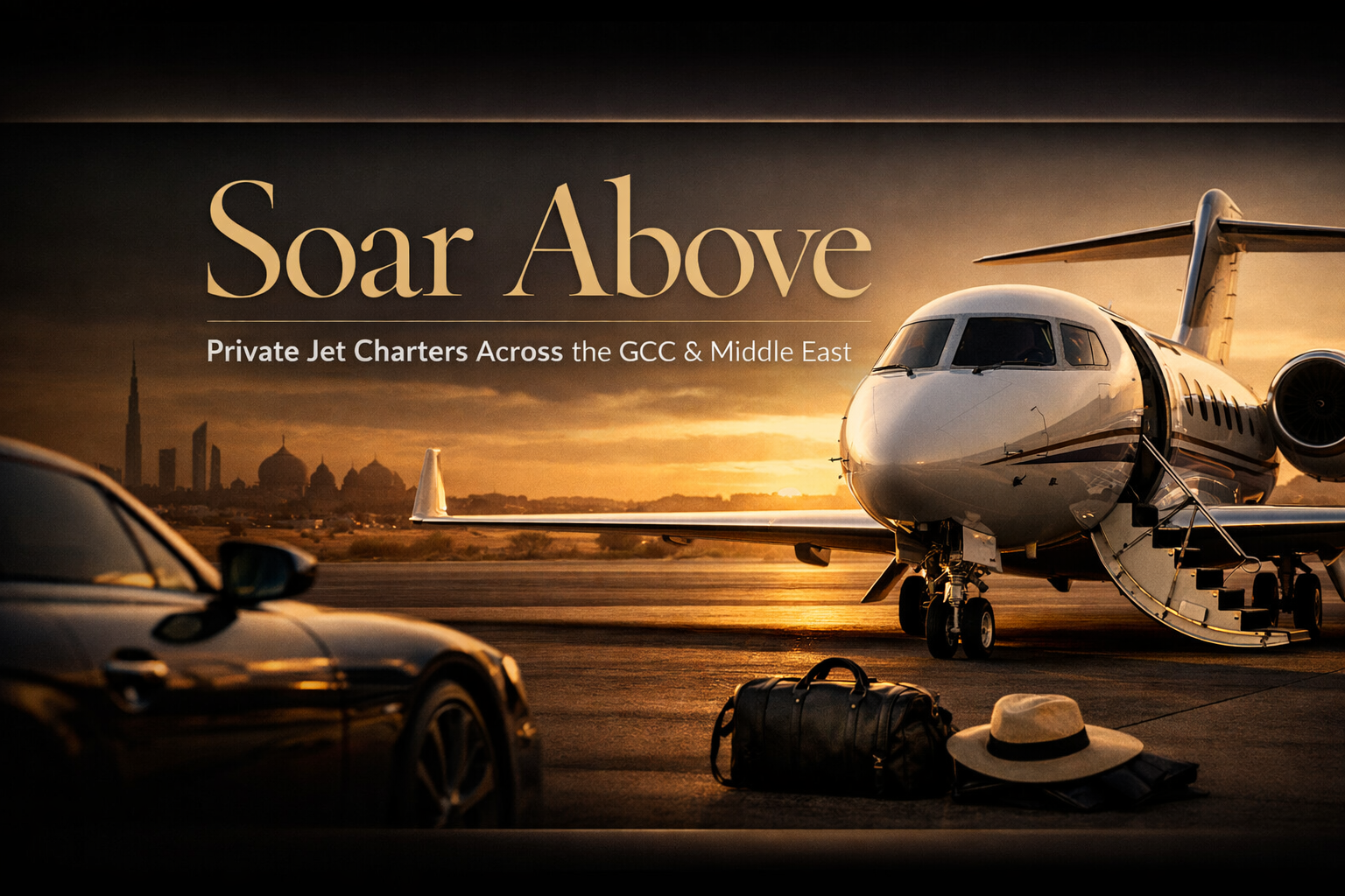 Soar Above: Private Jet Charters Across the GCC & Middle East