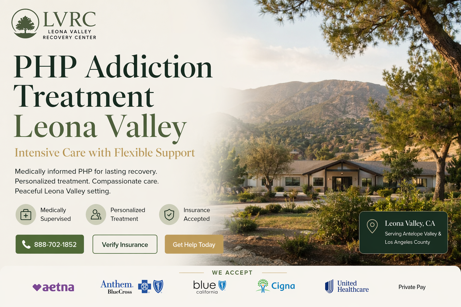 PHP Addiction Treatment Leona Valley: Intensive Care with Flexible Support