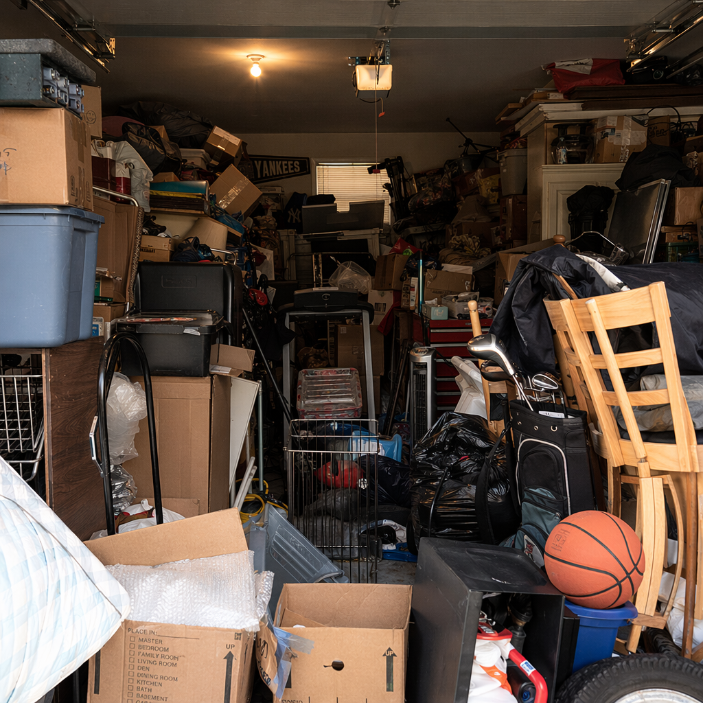 Garage Cleanout before