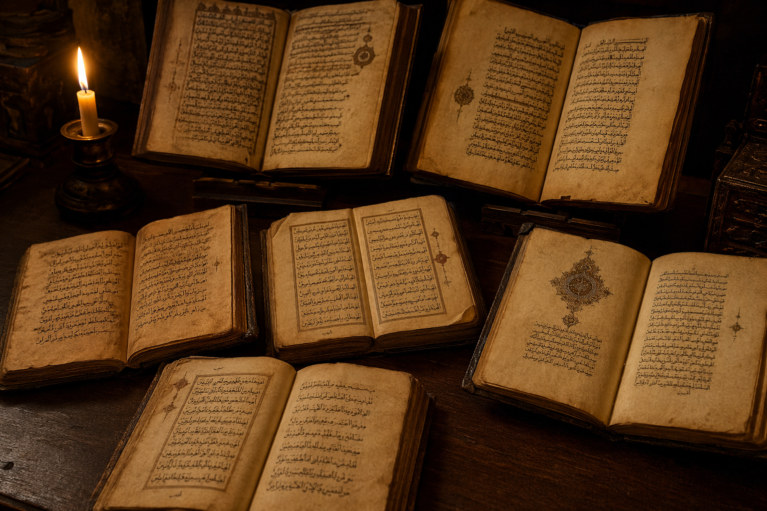 Multiple reading traditions laid side by side