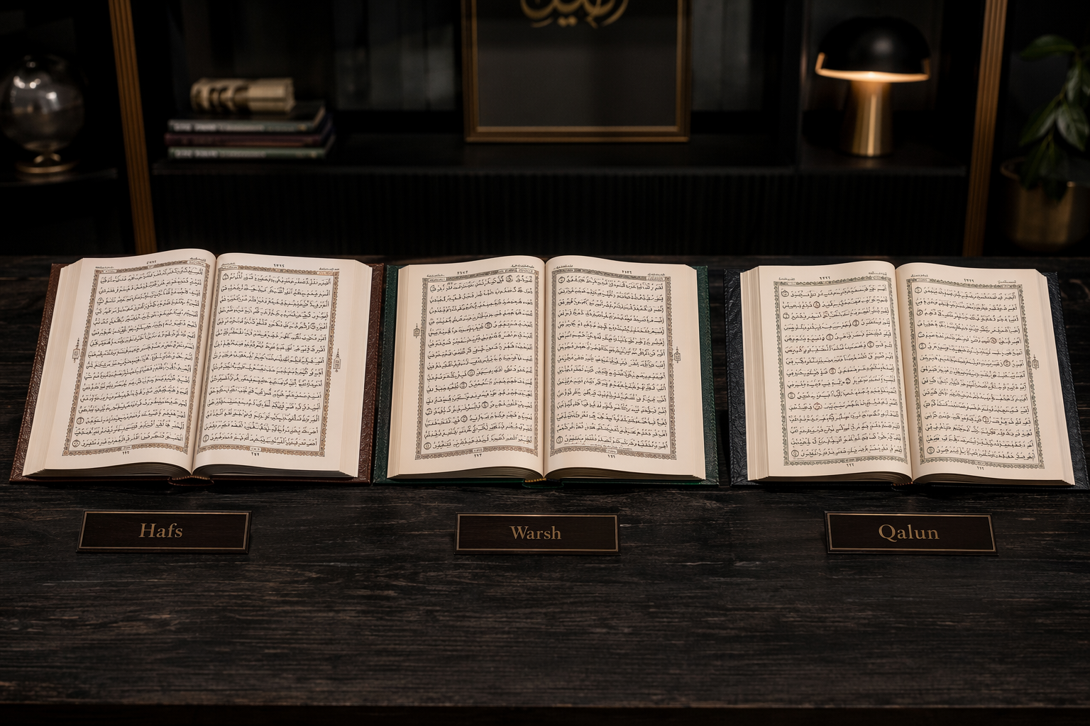 Ḥafṣ and Warsh editions — two 'perfect' Qurans that differ