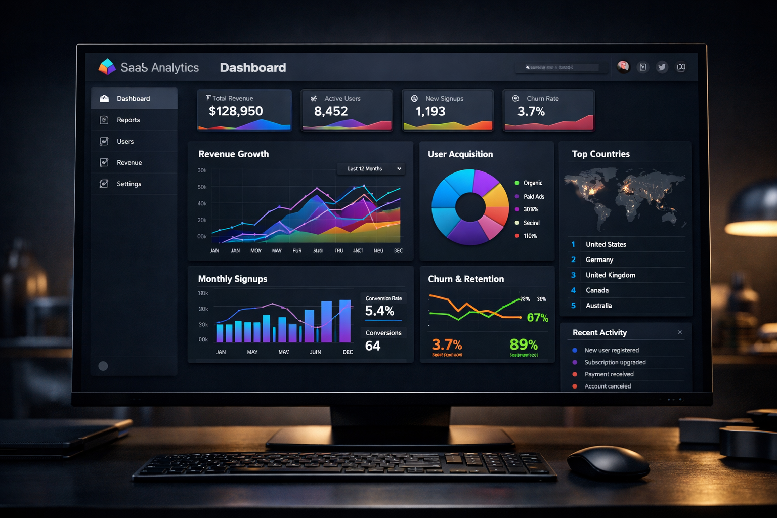 Proyecto SaaS Dashboard