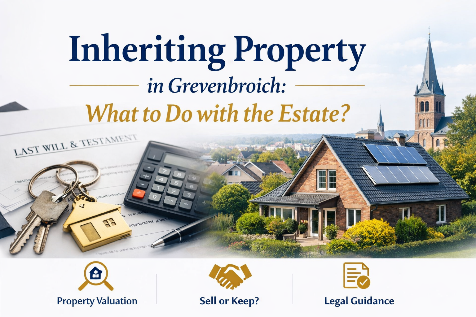 Immobilie erben in Grevenbroich: Was tun mit dem Nachlass?