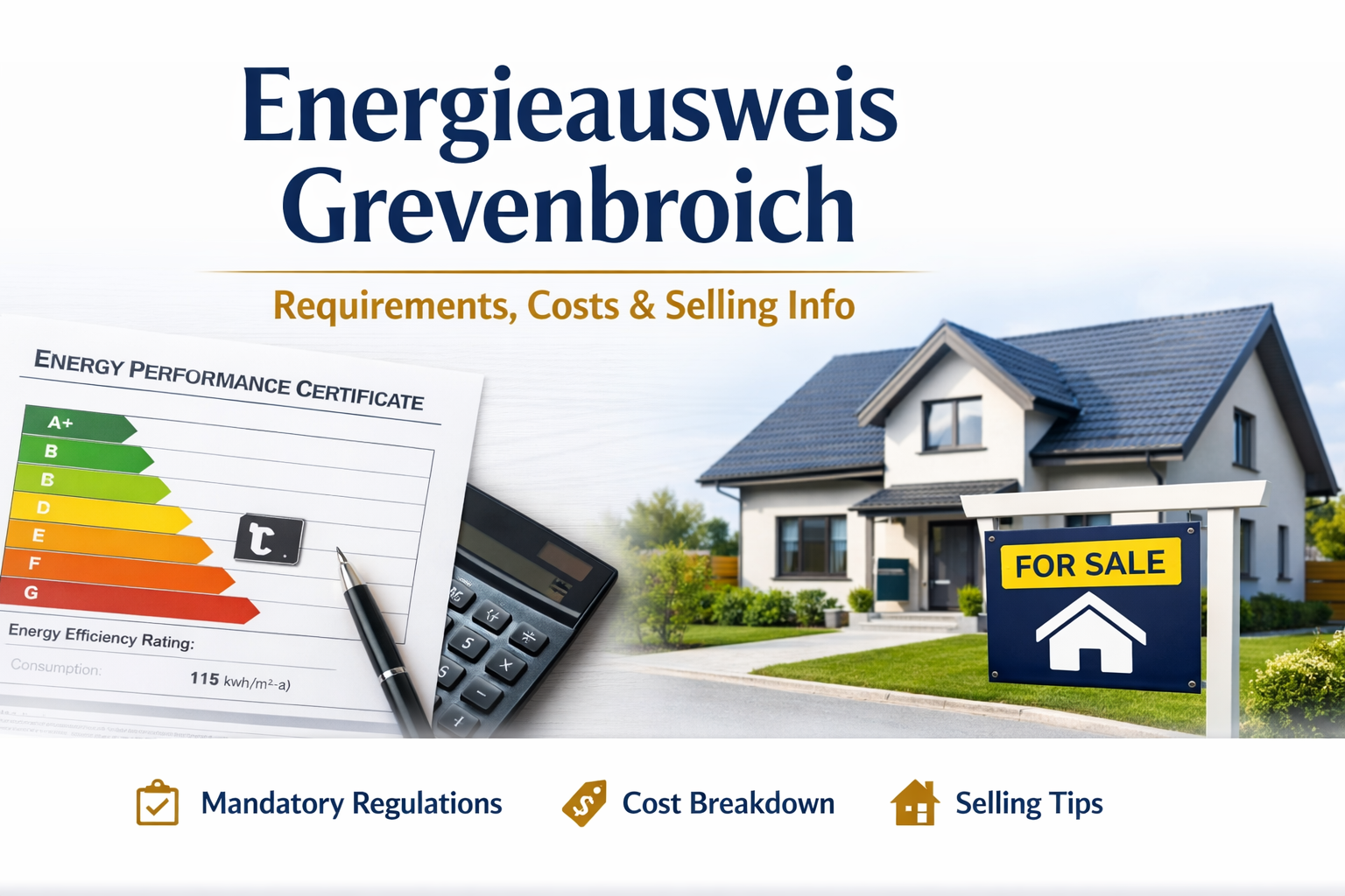 Energieausweis Grevenbroich: Pflicht, Kosten & alle Infos zum Verkauf