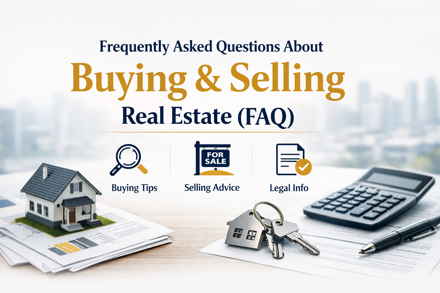 Häufige Fragen zum Immobilienkauf & -verkauf (FAQ)