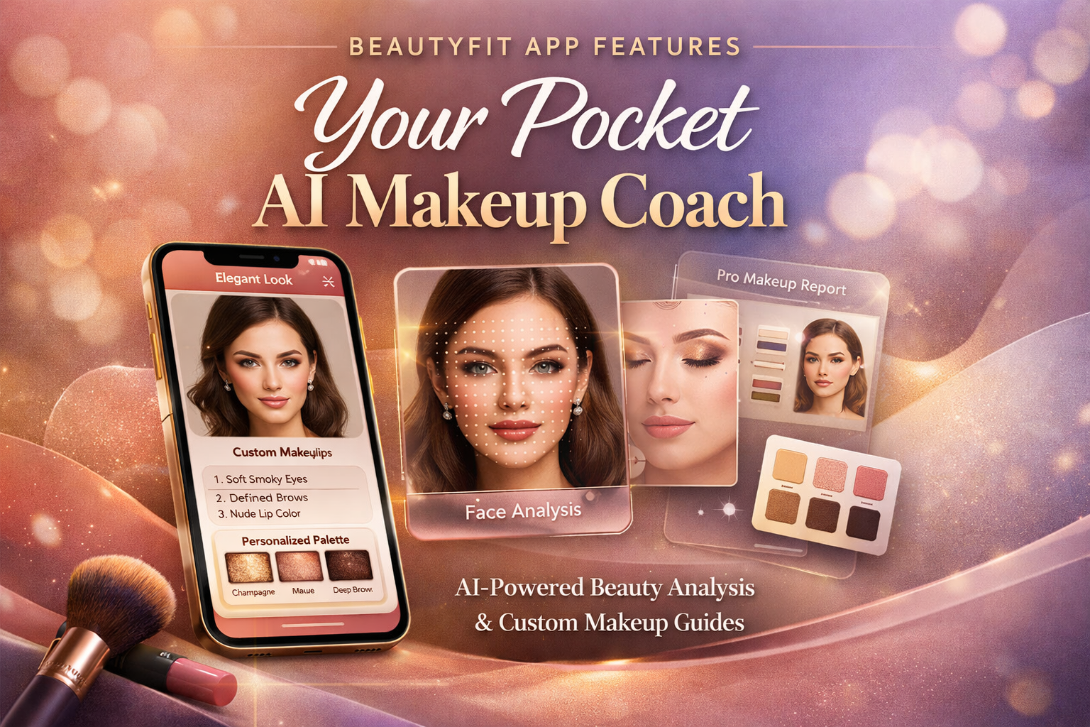 BeautyFit App Features: Your Pocket AI Makeup Coach