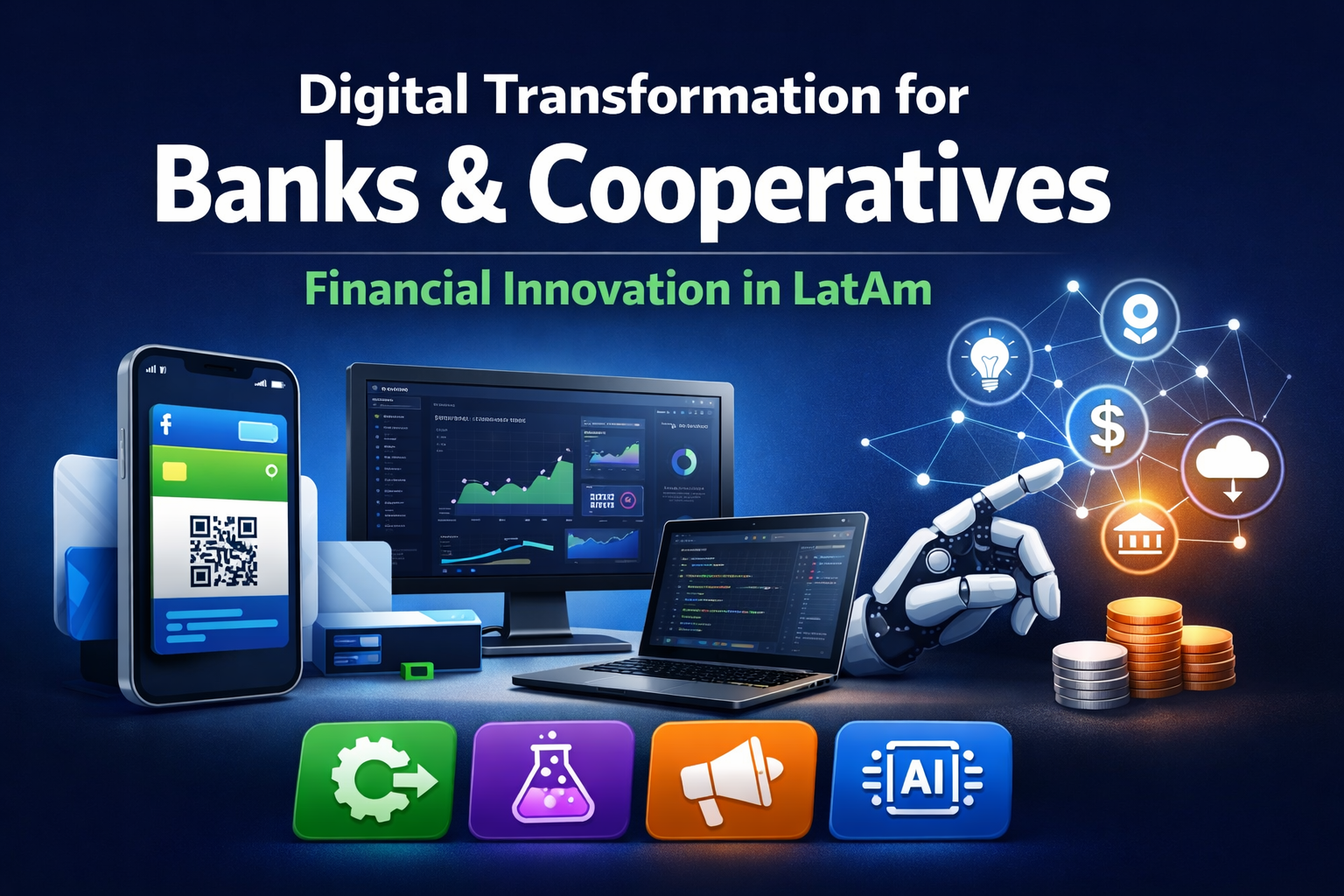 Transformación Digital para Bancos y Cooperativas: Innovación Financiera en LatAm