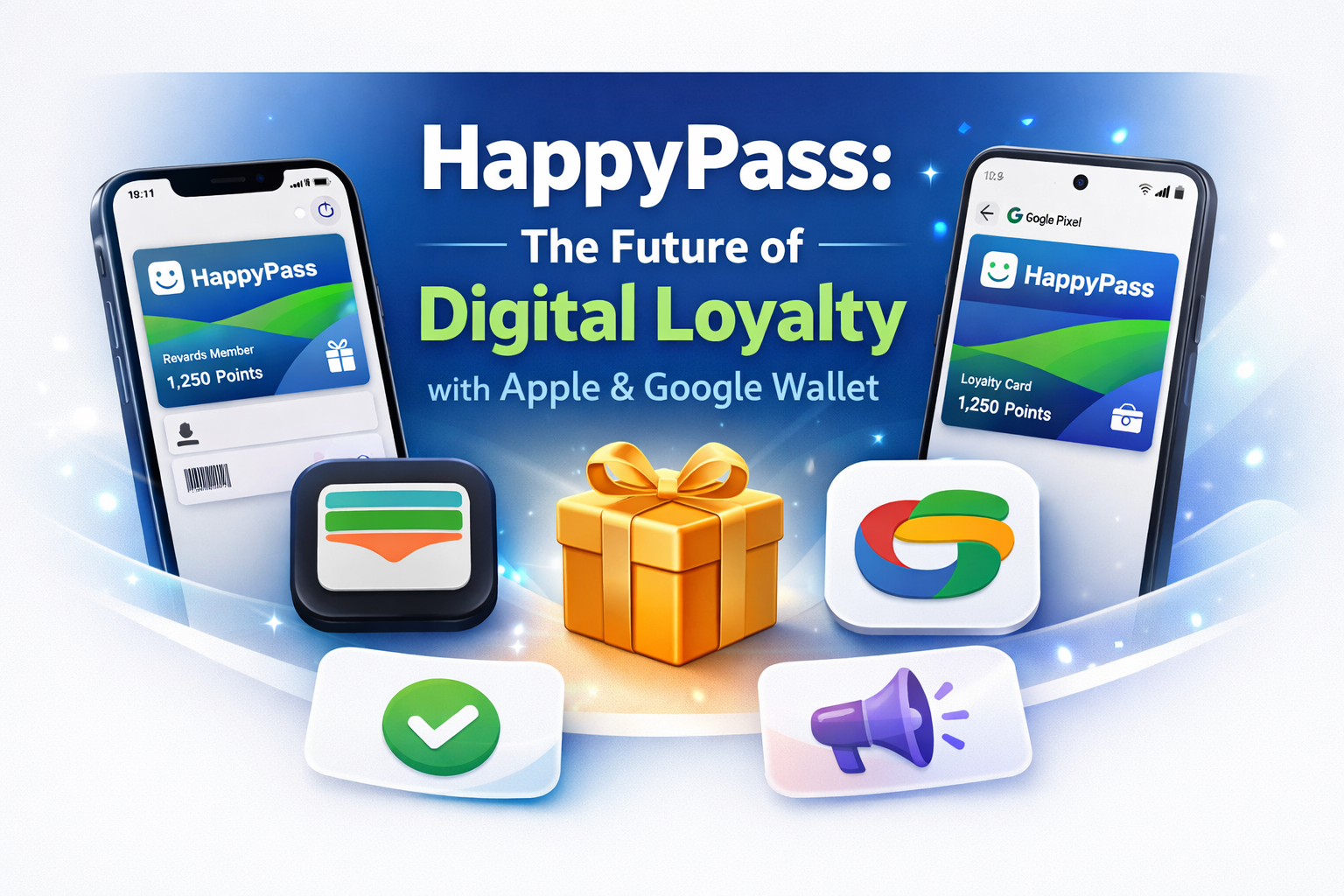 HappyPass: El Futuro de la Fidelización Digital con Apple y Google Wallet