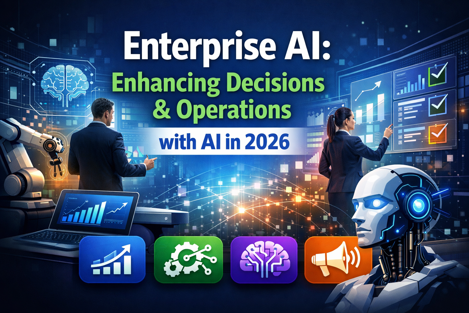 Inteligencia Artificial Empresarial: Potenciando Decisiones y Operaciones con IA en 2026