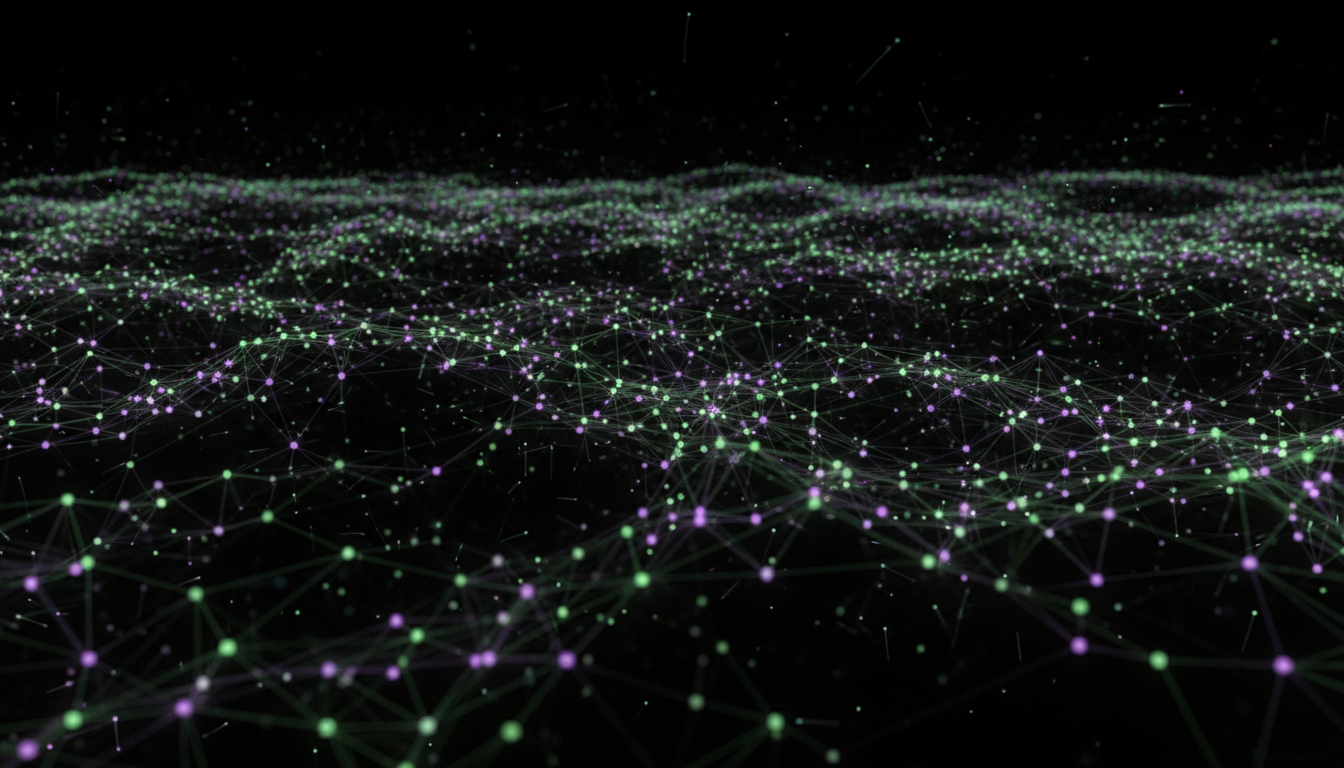 Abstract tech network