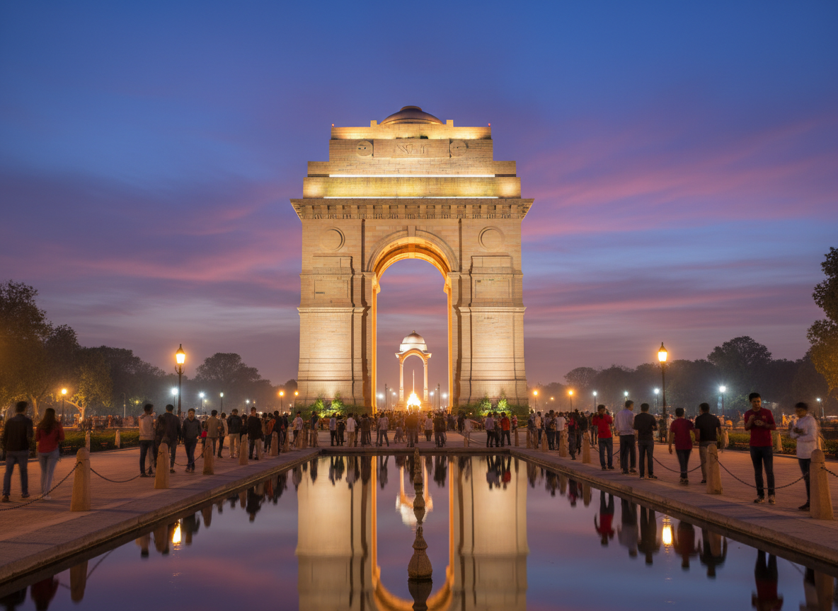 India Gate - War memorial in New Delhi