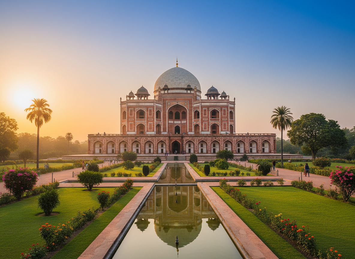 Humayun's Tomb - Mughal architecture masterpiece in Delhi