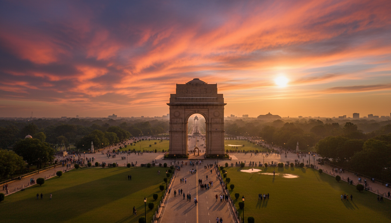 India Gate - War memorial in New Delhi