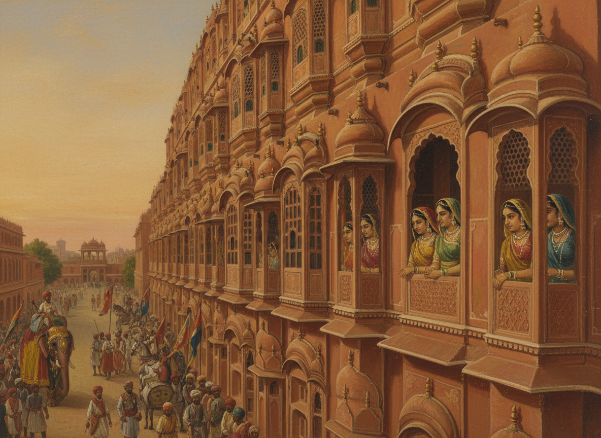 Hawa Mahal construction in 1799
