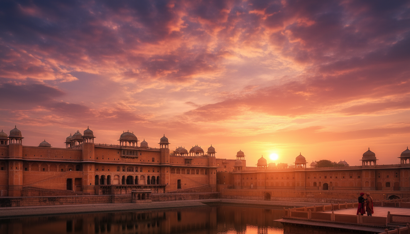 City Palace at sunset
