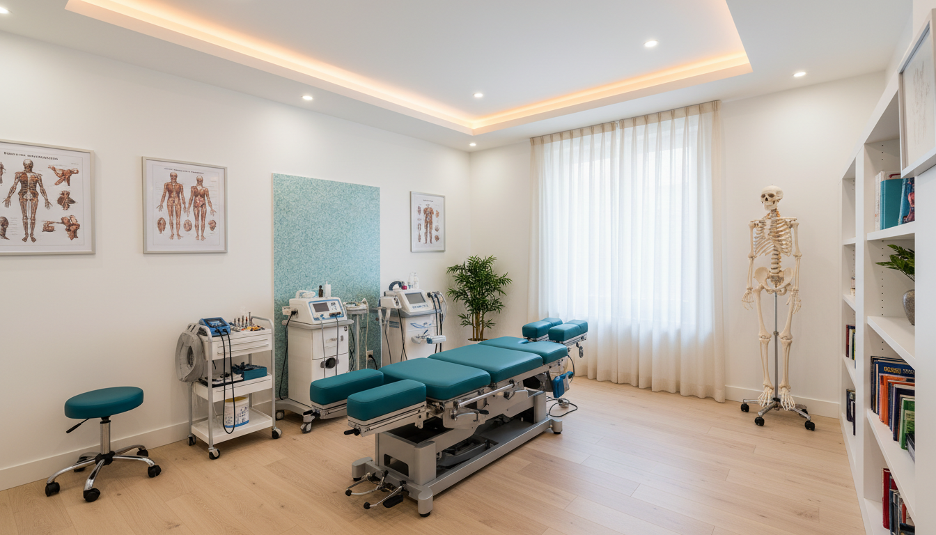 Modern Chiropractic Treatment Room