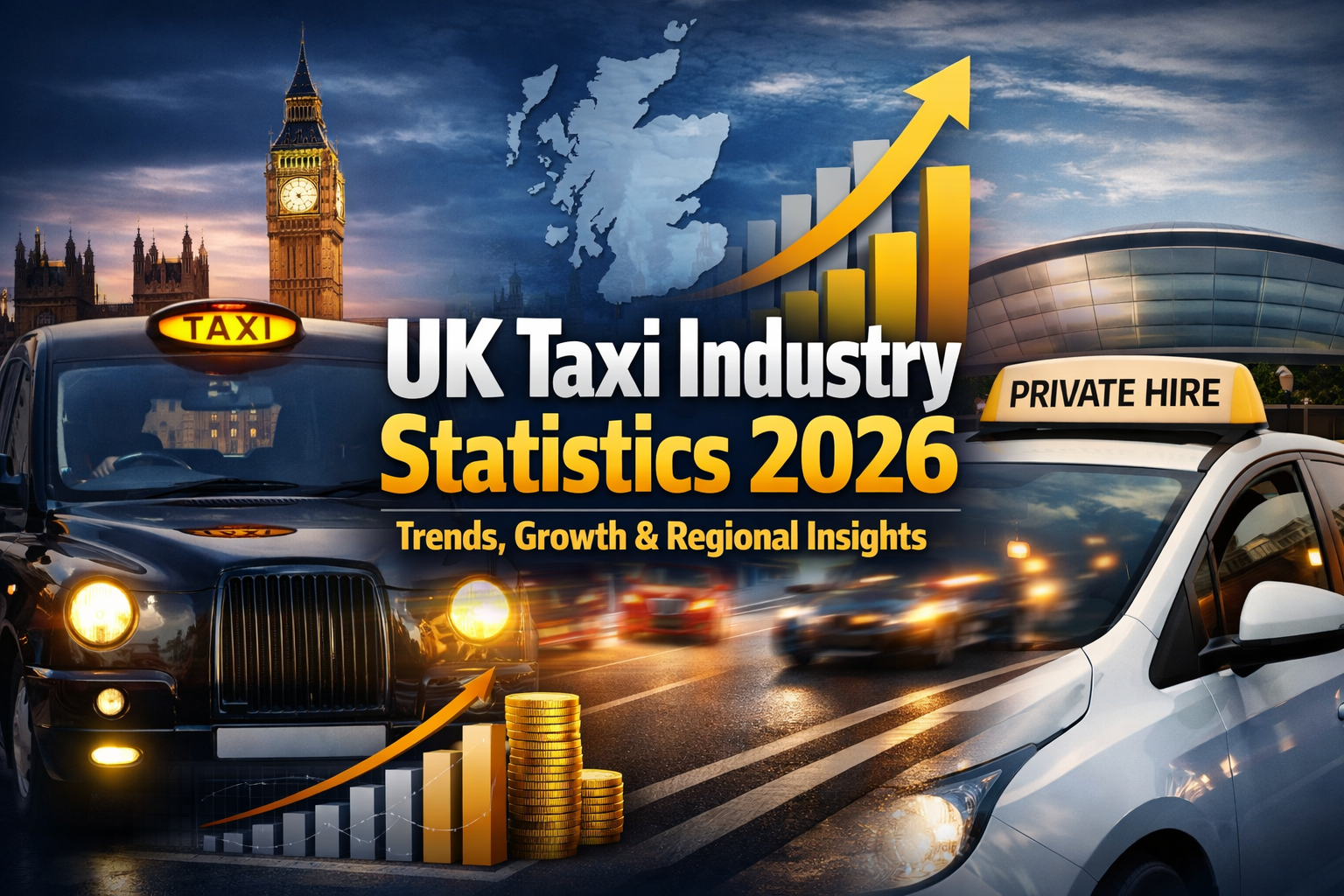 UK Taxi Industry Statistics 2026: Trends, Growth & Regional Insights