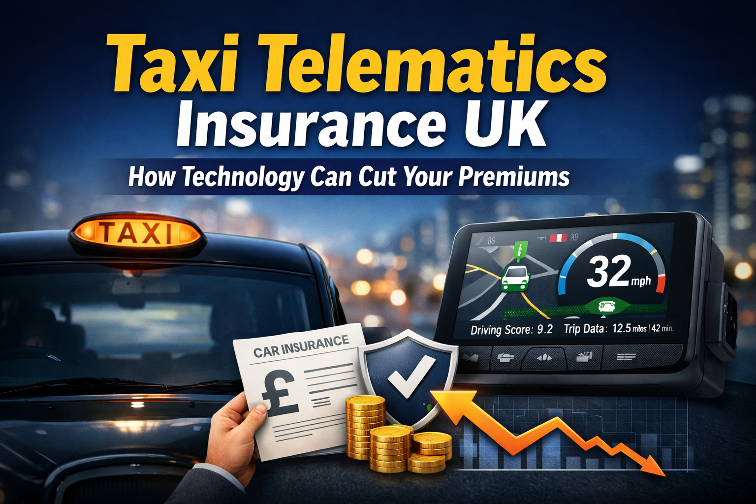 Taxi Telematics Insurance UK: How Technology Can Cut Your Premiums