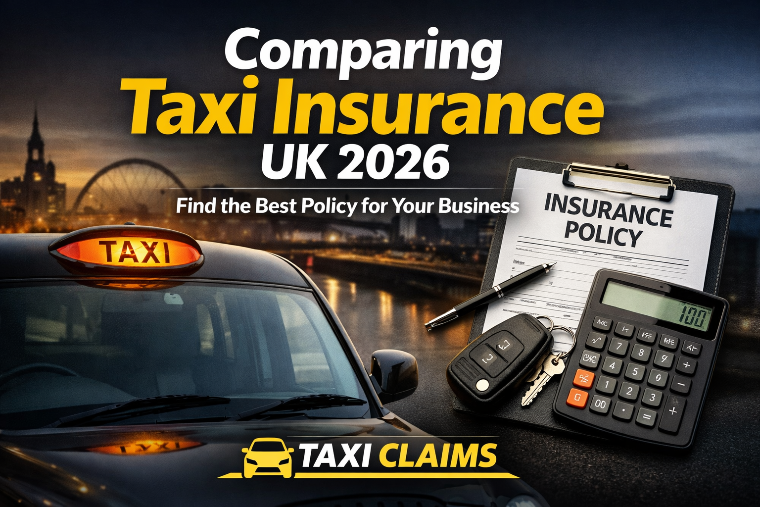 Comparing Taxi Insurance UK 2026: Find the Best Policy for Your Business