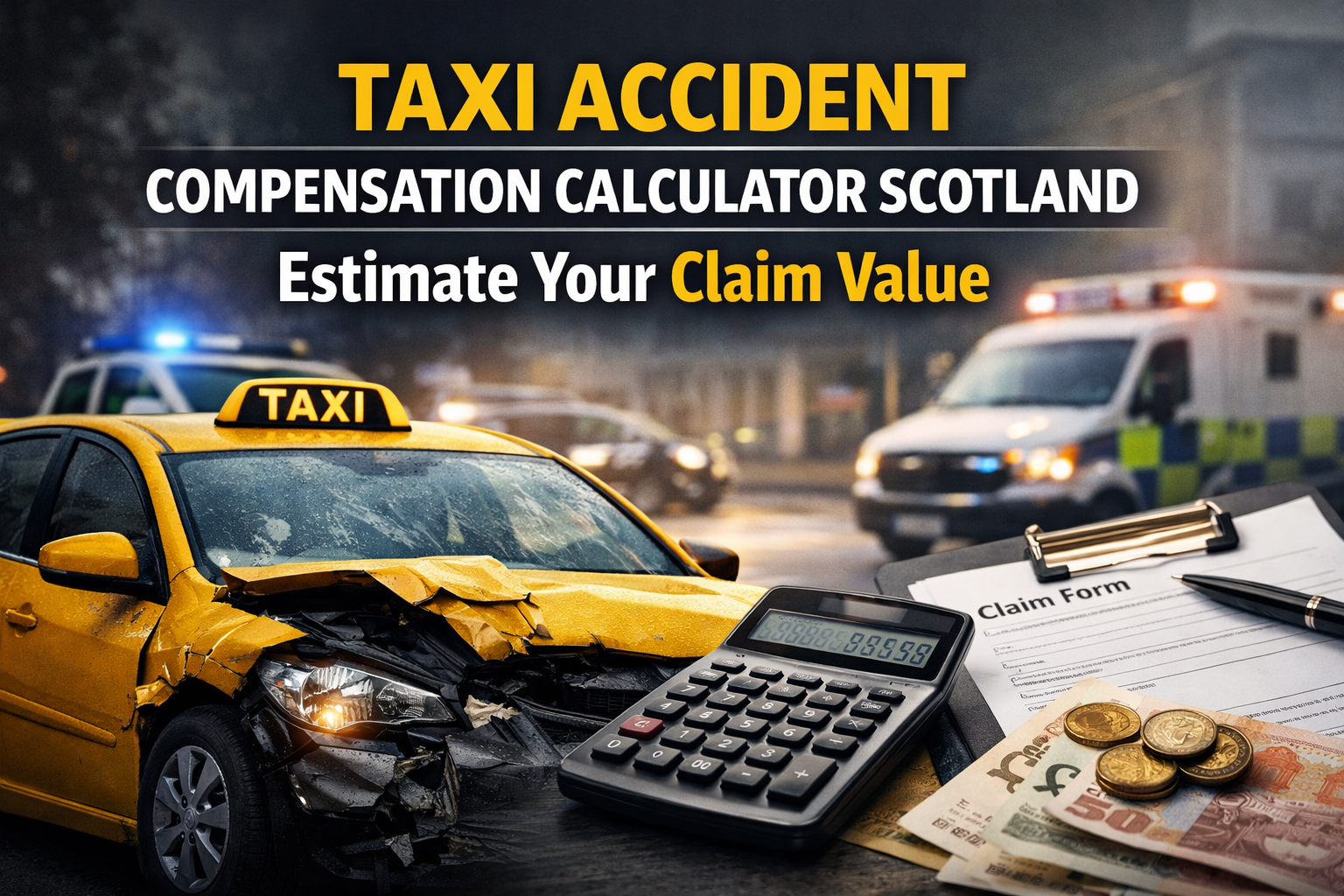 Taxi Accident Compensation Calculator Scotland: Estimate Your Claim Value
