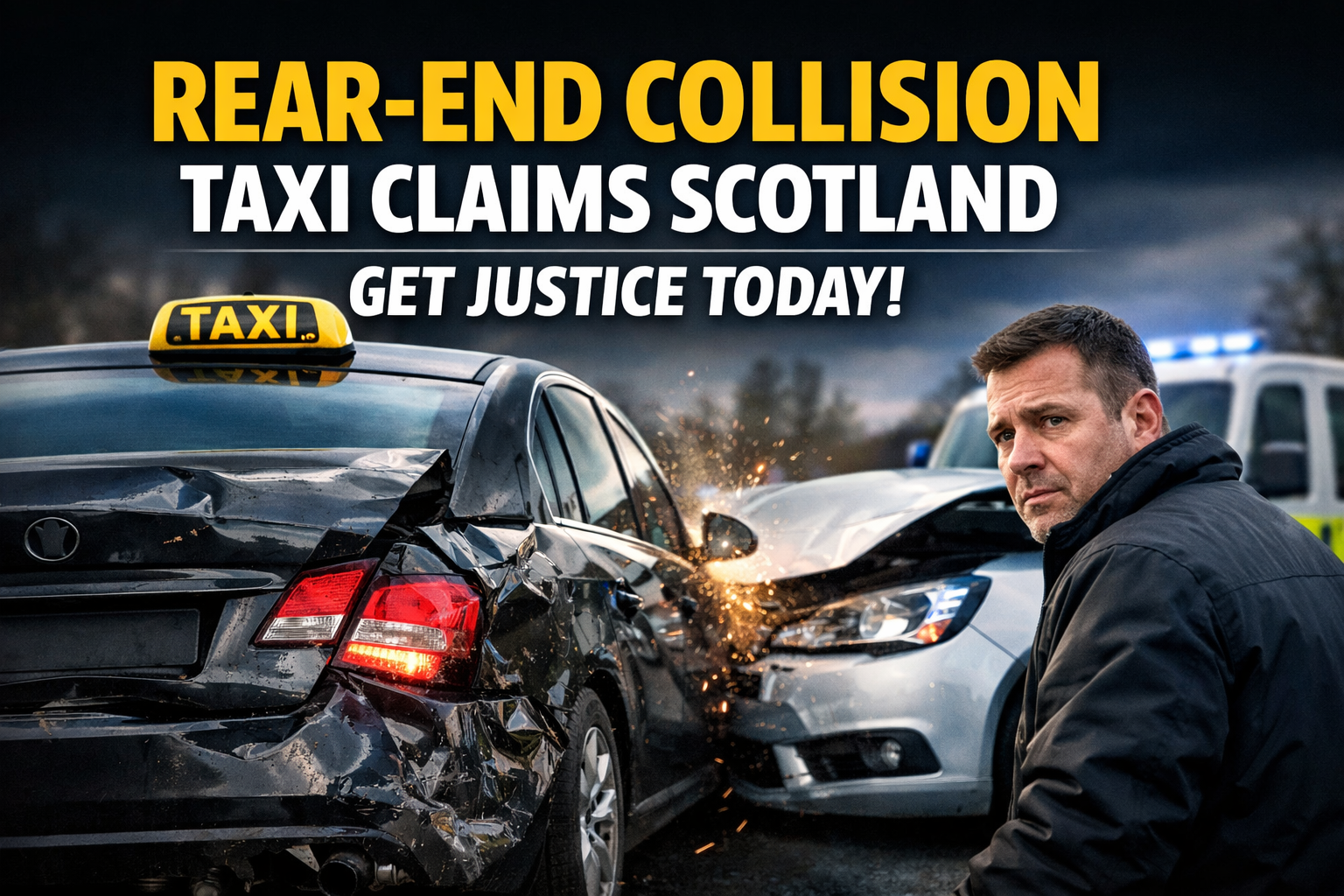 Rear-End Collision Taxi Claims Scotland: Get Justice Today
