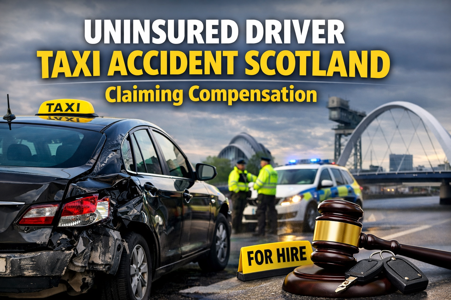 Uninsured Driver Taxi Accident Scotland: Claiming Compensation