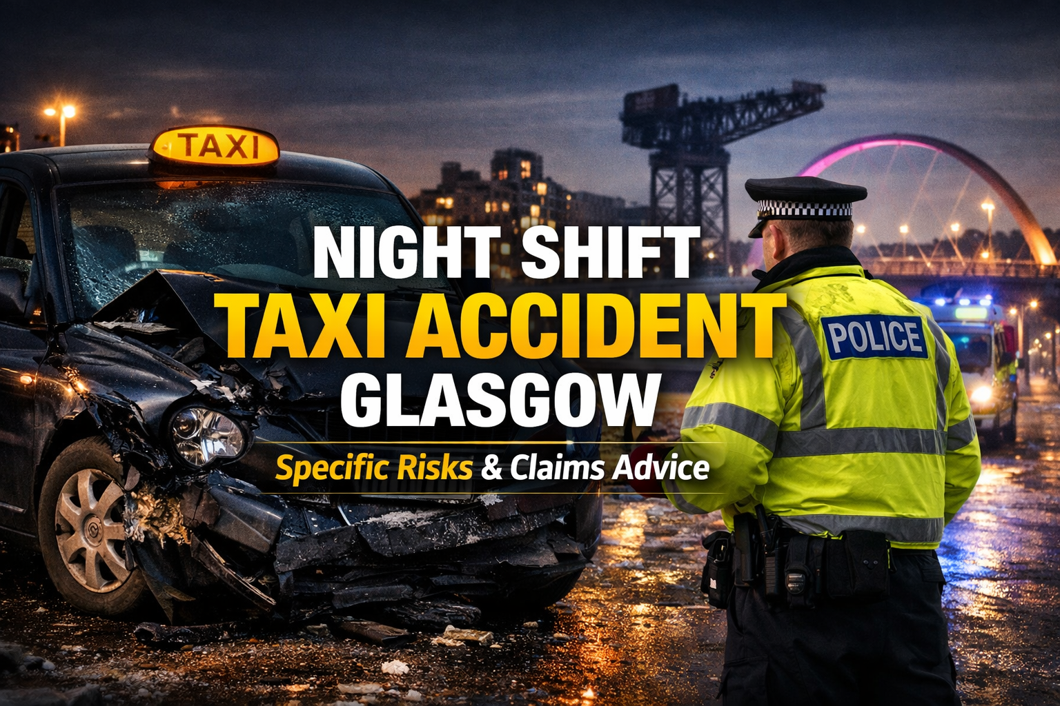 Night Shift Taxi Accident Glasgow: Specific Risks & Claims Advice
