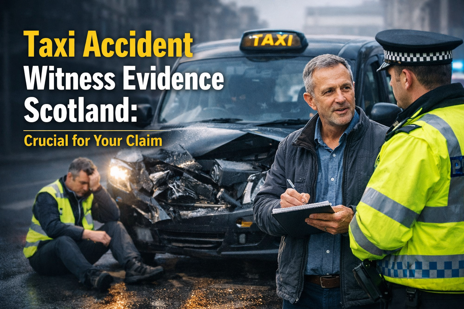 Taxi Accident Witness Evidence Scotland: Crucial for Your Claim