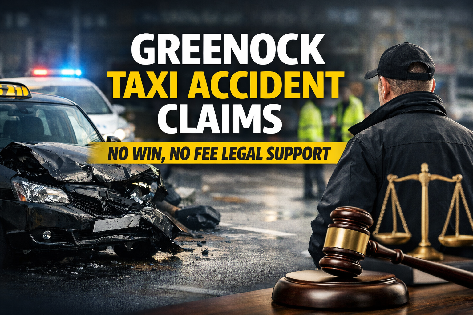 Greenock Taxi Accident Claims: No Win, No Fee Legal Support