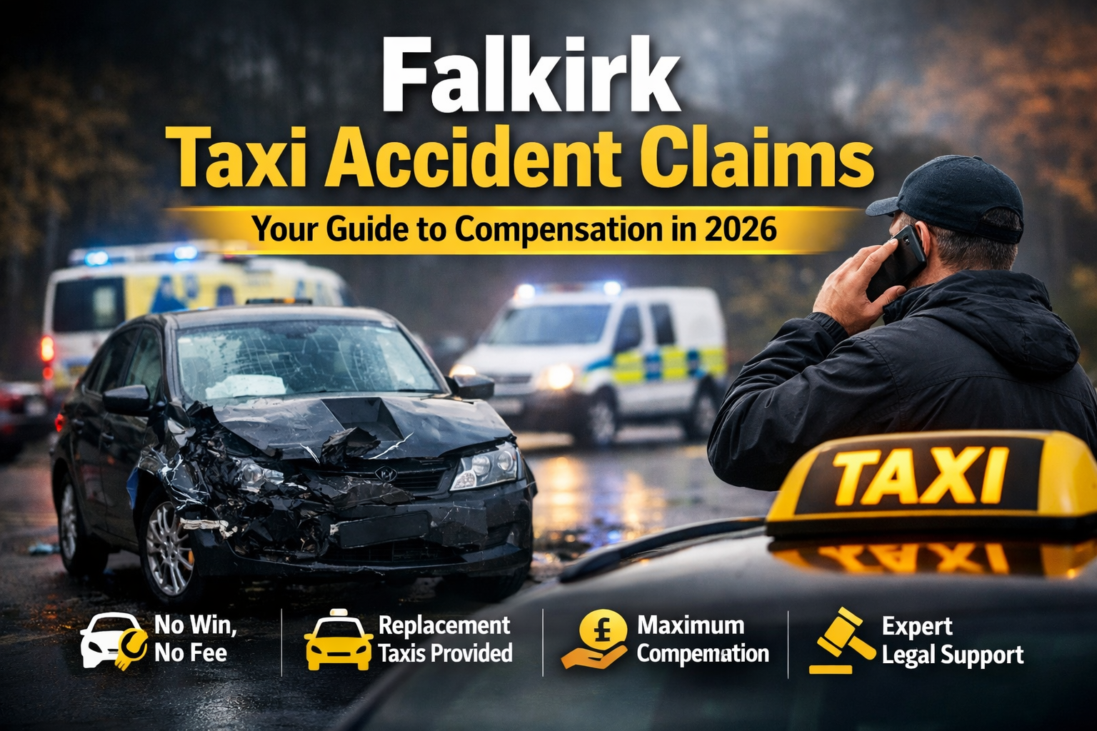 Falkirk Taxi Accident Claims: Your Guide to Compensation in 2026