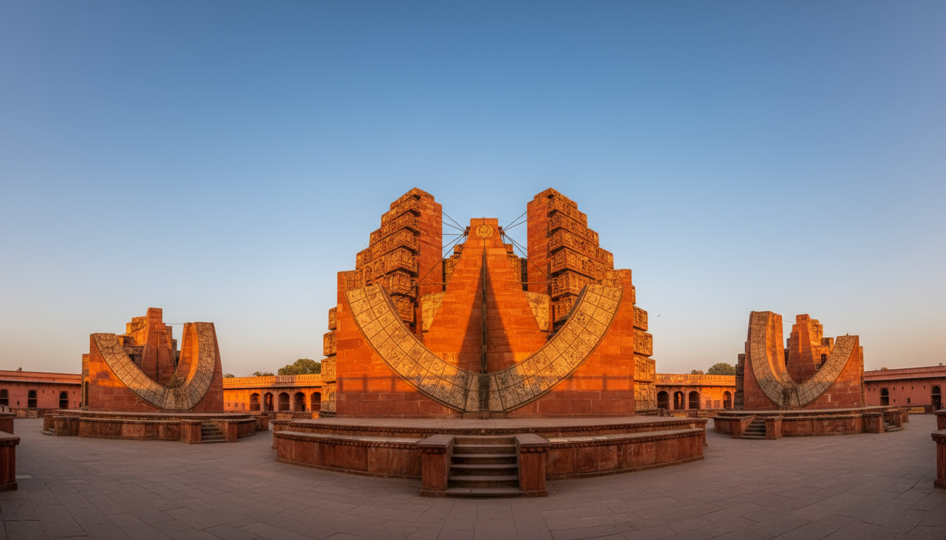 Jantar Mantar at golden hour
