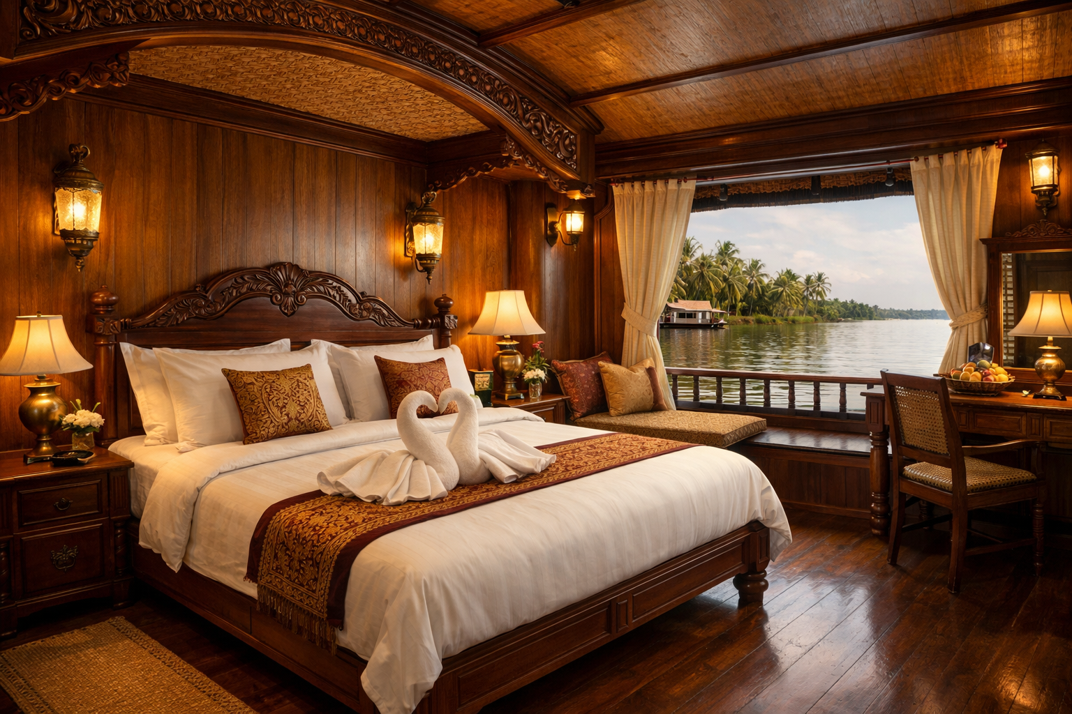 Luxury Houseboat Interior