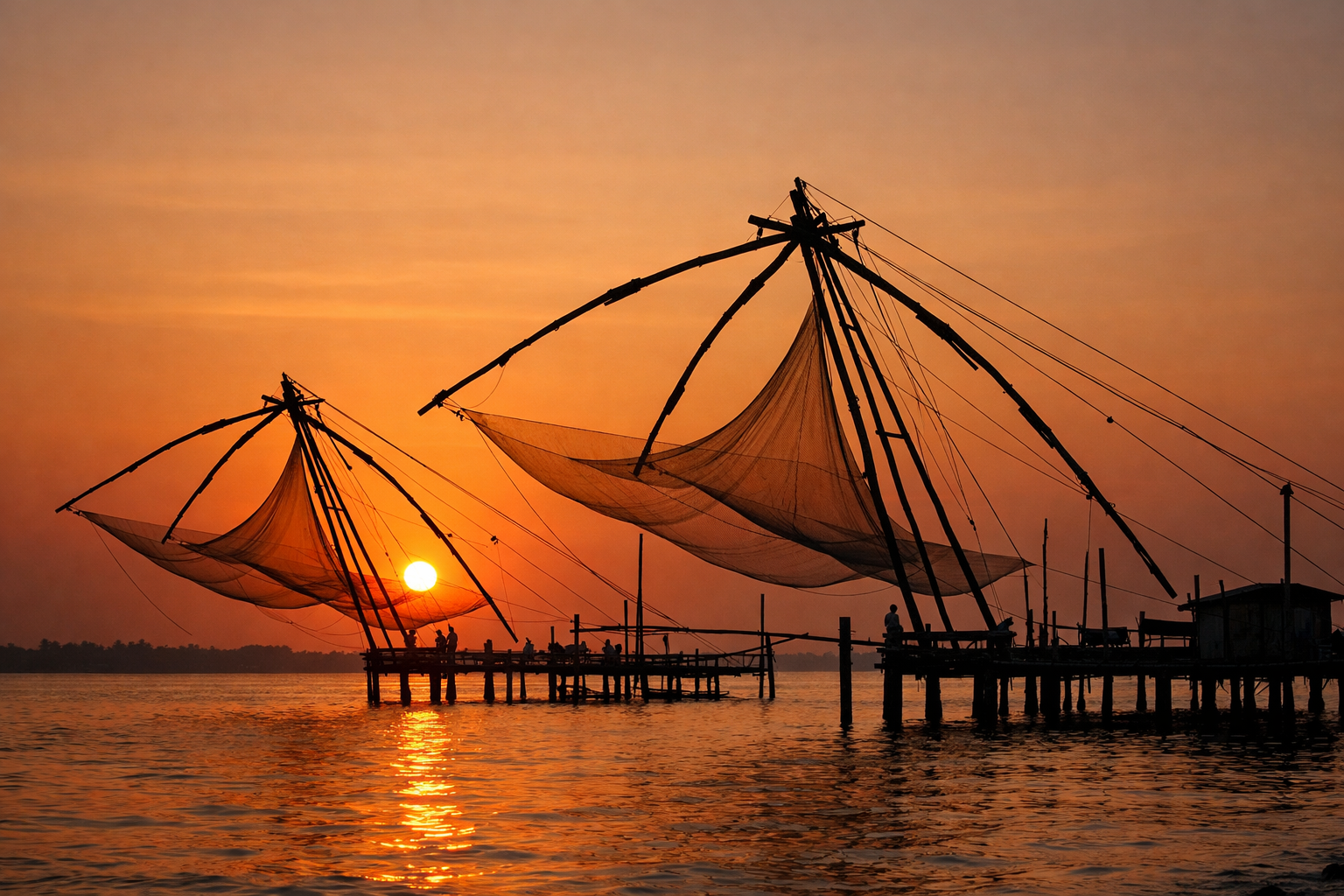 Fort Kochi Chinese Fishing Nets