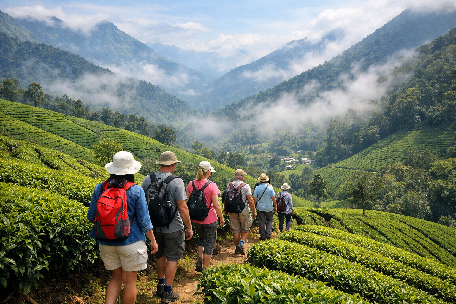 Munnar Tea Garden Walk
