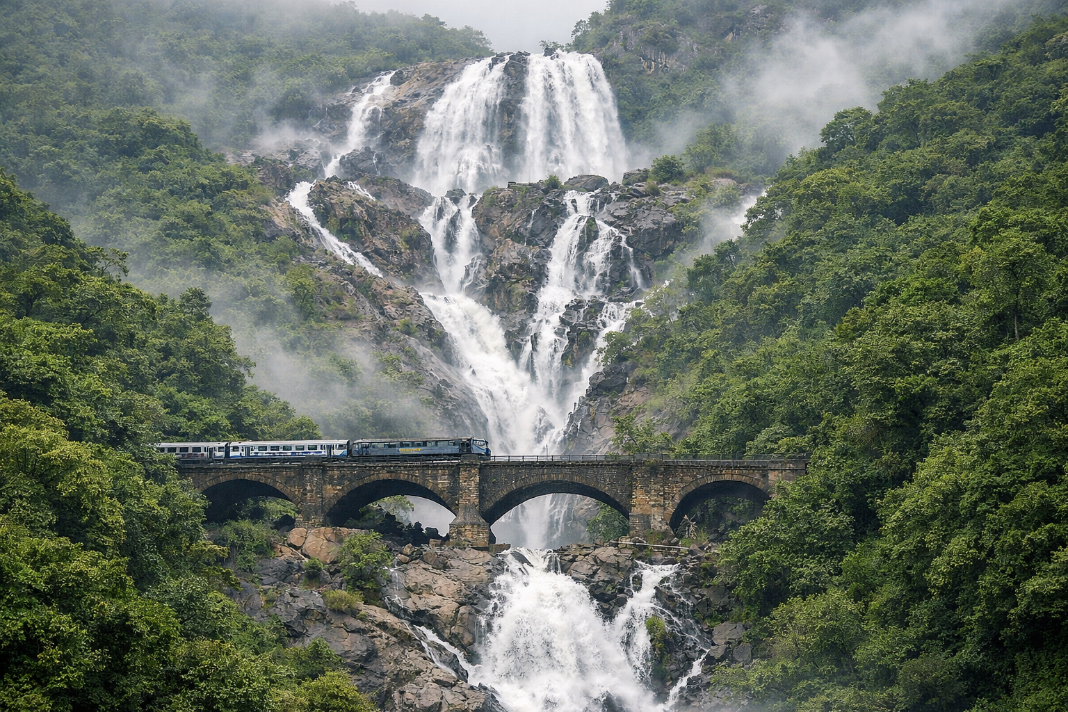 Dudhsagar Waterfalls Goa