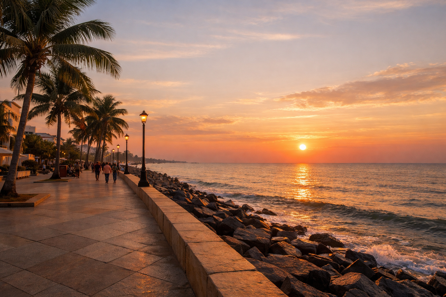 Promenade Beach Pondicherry