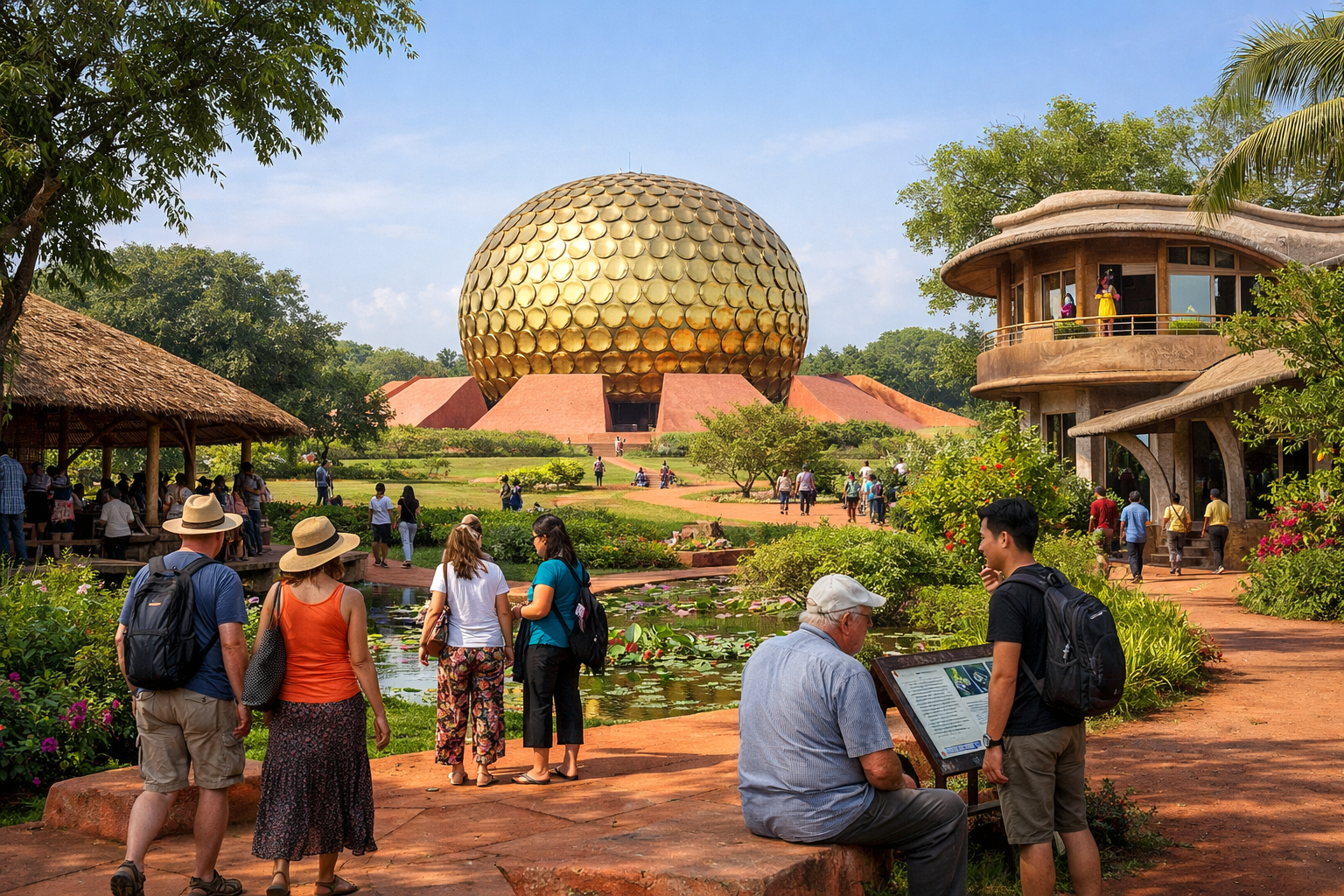 Auroville Matrimandir Exploration