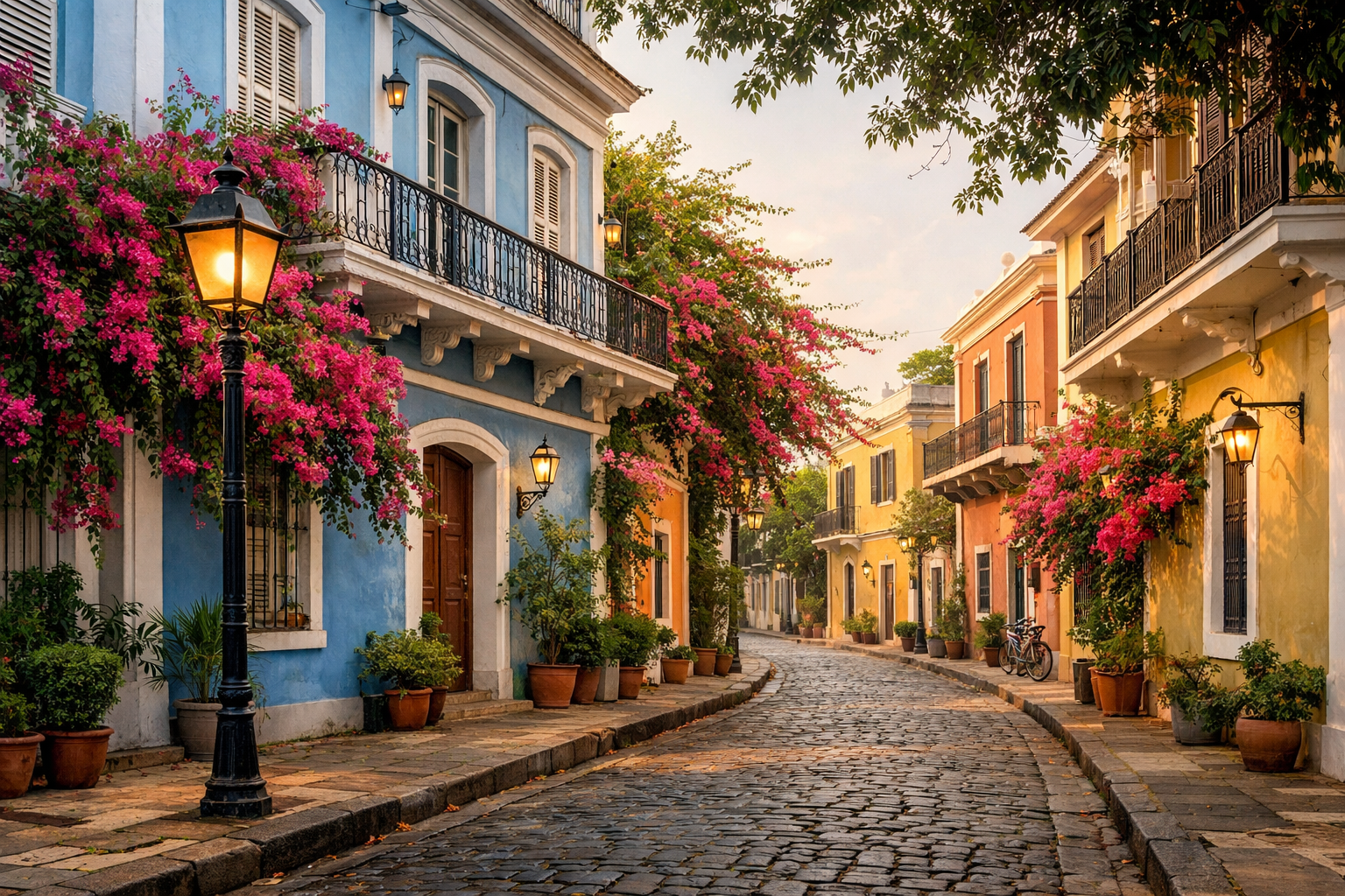 White Town Colonial Streets