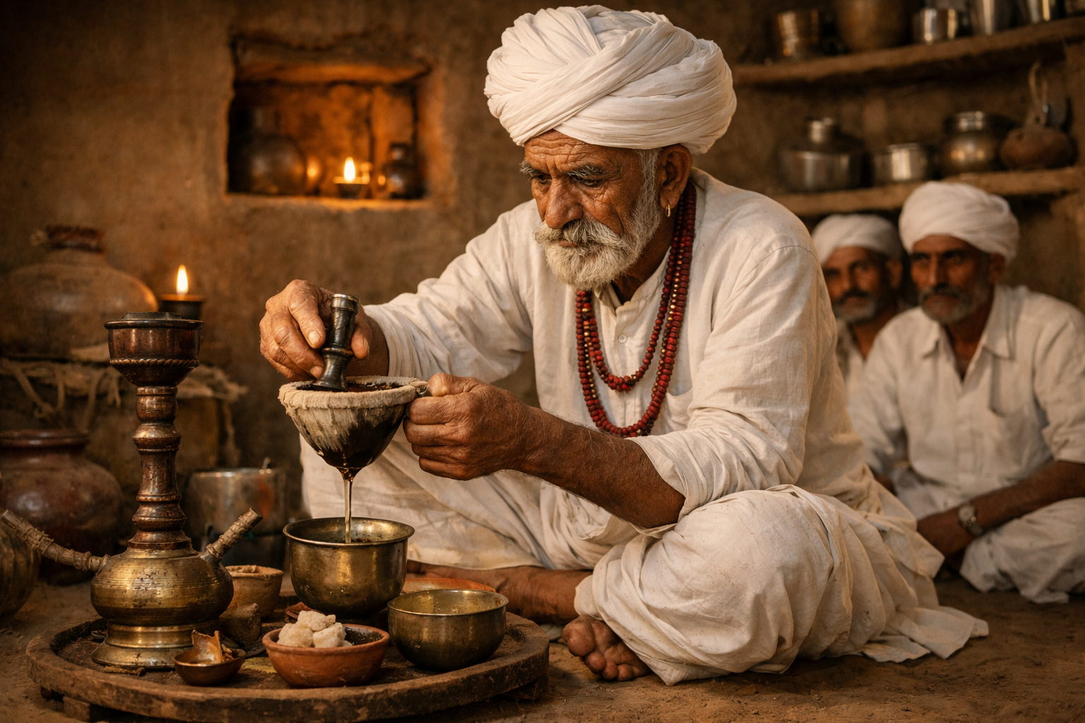 Bishnoi Opium Ceremony